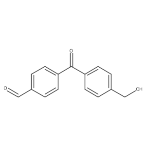 4-(4-(Hydroxymethyl)benzoyl)benzaldehyde结构式