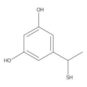 5-(1-Sulfanylethyl)benzene-1,3-diol Structure