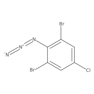 2-Azido-1,3-dibromo-5-chlorobenzene Structure