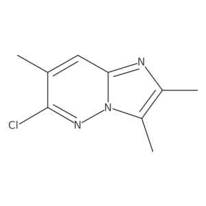 6-Chloro-2,3,7-trimethylimidazo[1,2-b]pyridazine Structure