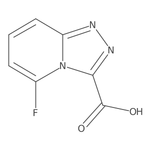 5-Fluoro-[1,2,4]triazolo[4,3-a]pyridine-3-carboxylic acid Structure