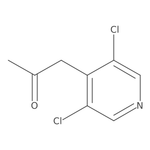 1-(3,5-Dichloropyridin-4-yl)propan-2-one结构式