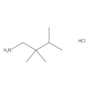 2,2,3-Trimethylbutan-1-amine hydrochloride结构式