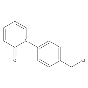 1-[4-(Chloromethyl)phenyl]-2(1H)-pyridinone结构式