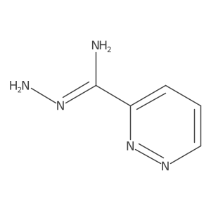 3-Pyridazinecarboximidic acid, hydrazide Structure