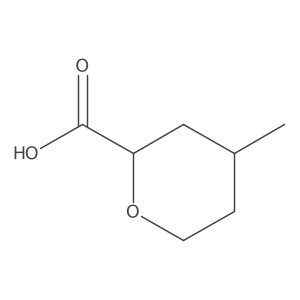 (2S,4S)-4-methyloxane-2-carboxylic acid结构式