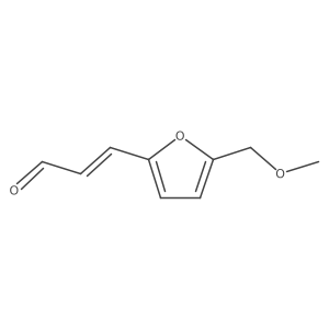 3-[5-(Methoxymethyl)furan-2-yl]prop-2-enal Structure