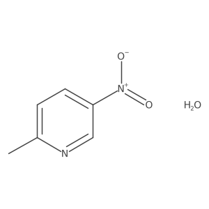 2-Methyl-5-nitropyridine hydrate Structure