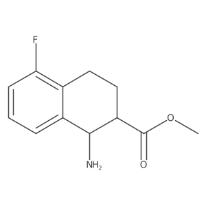 Methyl 1-amino-5-fluoro-1,2,3,4-tetrahydronaphthalene-2-carboxylate Structure