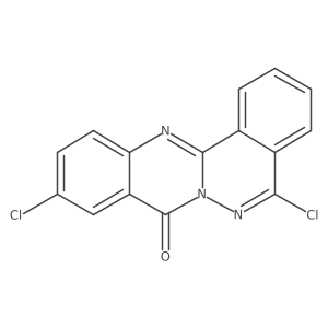 5,10-Dichloro-8H-phthalazino[1,2-B]quinazolin-8-one结构式