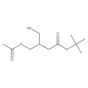 (R)-tert-Butyl 4-acetoxy-3-(hydroxymethyl)butanoate结构式