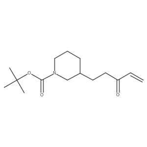 Tert-butyl 3-(3-oxopent-4-en-1-yl)piperidine-1-carboxylate Structure