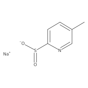 Sodium 5-methylpyridine-2-sulfinate结构式