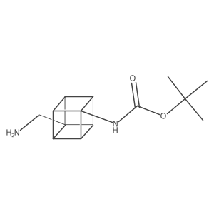 tert-butyl ((1s,2R,3r,8S)-4-(aminomethyl)cuban-1-yl)carbamate Structure