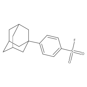 4-(Adamantan-1-yl)benzene-1-sulfonyl fluoride结构式