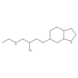 1-(ethylamino)-3-(octahydro-1H-indol-6-yloxy)propan-2-ol结构式