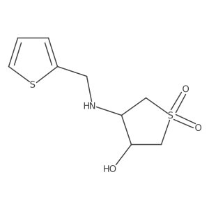 (3S,4S)-3-hydroxy-4-{[(thiophen-2-yl)methyl]amino}-1lambda6-thiolane-1,1-dione Structure