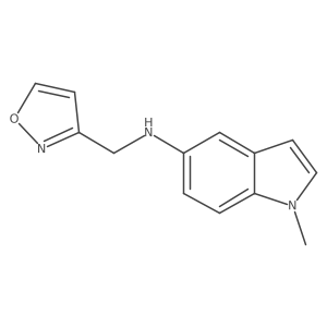 1-methyl-N-[(1,2-oxazol-3-yl)methyl]-1H-indol-5-amine Structure