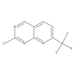 2-Chloro-7-(trifluoromethyl)pyrido[2,3-d]pyrimidine Structure