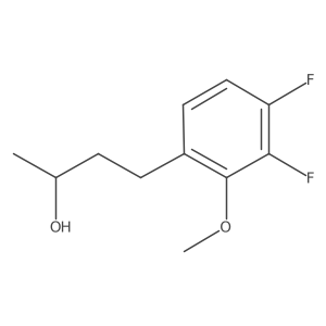 (2R)-4-(3,4-difluoro-2-methoxyphenyl)butan-2-ol结构式