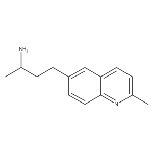 (2R)-4-(2-methylquinolin-6-yl)butan-2-amine结构式
