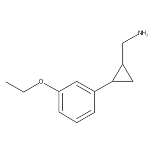 rac-[(1R,2R)-2-(3-ethoxyphenyl)cyclopropyl]methanamine Structure