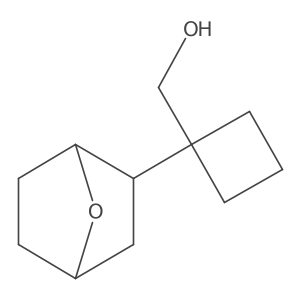 (1-{7-Oxabicyclo[2.2.1]heptan-2-yl}cyclobutyl)methanol结构式