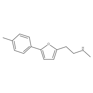 Methyl({2-[5-(4-methylphenyl)furan-2-yl]ethyl})amine结构式