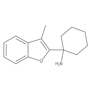 1-(3-Methyl-1-benzofuran-2-yl)cyclohexan-1-amine Structure