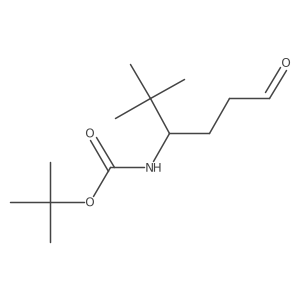 tert-butyl N-(2,2-dimethyl-6-oxohexan-3-yl)carbamate Structure