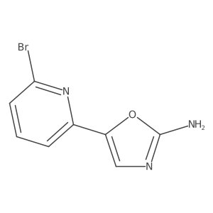 5-(6-Bromopyridin-2-yl)-1,3-oxazol-2-amine Structure