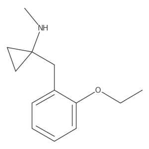 1-[(2-ethoxyphenyl)methyl]-N-methylcyclopropan-1-amine结构式