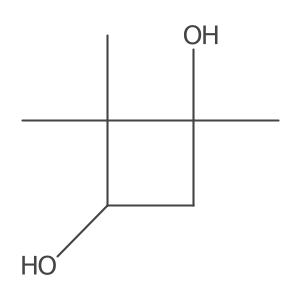1,2,2-Trimethylcyclobutane-1,3-diol结构式