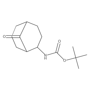 Tert-butyl N-[(1R,2R,5S)-9-oxo-2-bicyclo[3.3.1]nonanyl]carbamate Structure