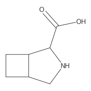 Rac-(1R,2S,5S)-3-azabicyclo[3.2.0]heptane-2-carboxylic acid结构式