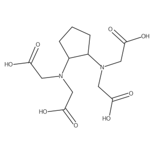 rel-2,2',2'',2'''-((1R,2R)-Cyclopentane-1,2-diylbis(azanetriyl))tetraacetic acid Structure