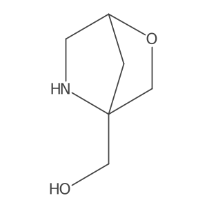 [(1S,4R)-2-oxa-5-azabicyclo[2.2.1]heptan-4-yl]methanol结构式