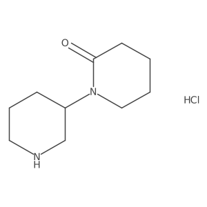 (3'R)-[1,3'-bipiperidin]-2-one hydrochloride结构式