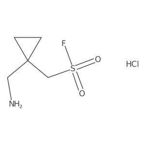 [1-(Aminomethyl)cyclopropyl]methanesulfonylfluoridehydrochloride Structure