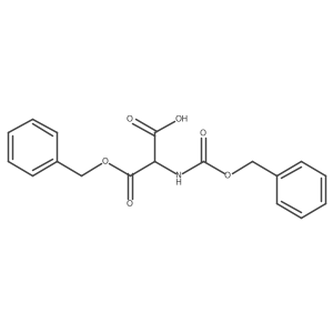 1-(Phenylmethyl) 2-[[(phenylmethoxy)carbonyl]amino]propanedioate Structure