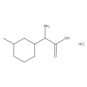 2-Amino-2-(3-methylcyclohexyl)acetic acid;hydrochloride Structure