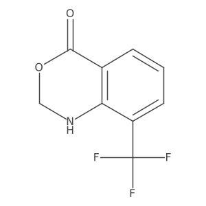 1,2-Dihydro-8-(trifluoromethyl)-4H-3,1-benzoxazin-4-one Structure