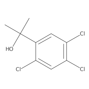 2-(2,4,5-Trichlorophenyl)propan-2-ol Structure