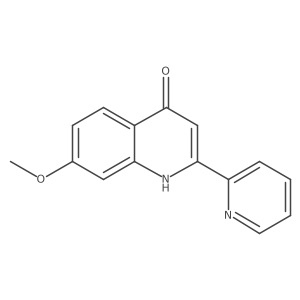 7-Methoxy-2-pyridin-2-yl-quinolin-4-ol Structure