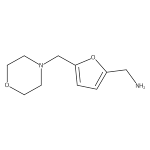 [5-(Morpholin-4-ylmethyl)furan-2-yl]methanamine Structure