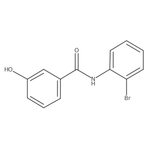 N-(2-Bromophenyl)-3-hydroxybenzamide结构式