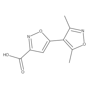 5-(3,5-Dimethyl-1,2-oxazol-4-YL)-1,2-oxazole-3-carboxylic acid结构式