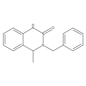 3-Benzyl-4-methyl-1,4-dihydroquinazolin-2-one结构式