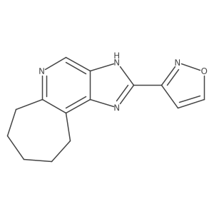3,6,7,8,9,10-Hexahydro-2-(3-isoxazolyl)cyclohept[b]imidazo[4,5-d]pyridine Structure