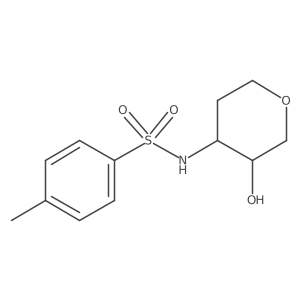 N-[(3R,4R)-3-hydroxytetrahydropyran-4-yl]-4-methyl-benzenesulfonamide Structure